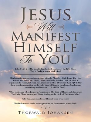cover image of Jesus Will Manifest Himself to You